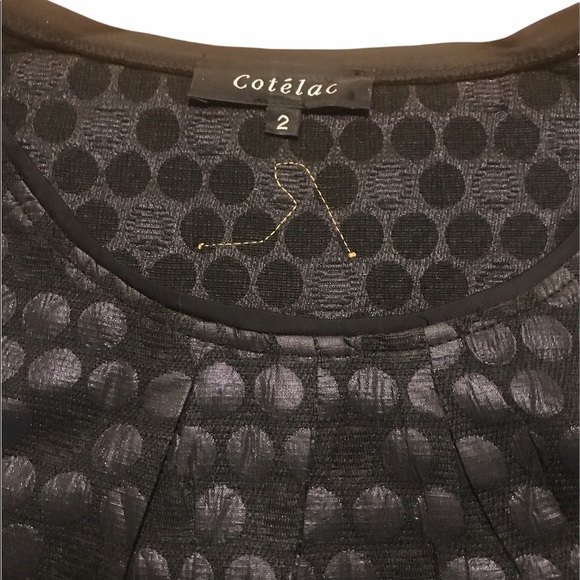 Women’s Cote’lac Tissue Fabric Sleeveless Tank Top, Size 2, US Size: 10, black - Picture 7 of 8